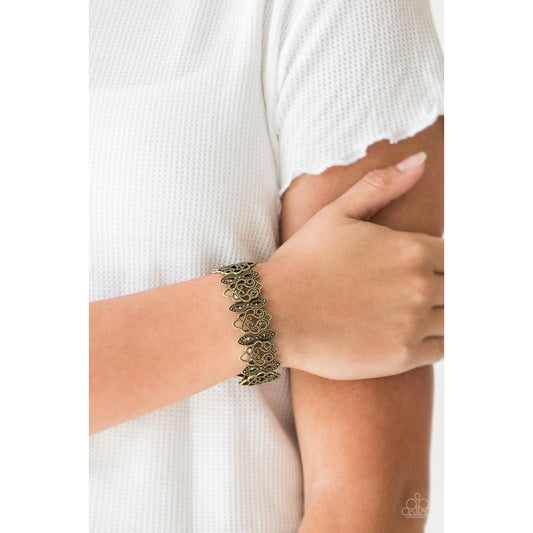 When Yin Met Yang - Brass Bracelet