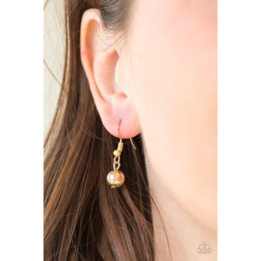 High-Stakes FAME - Gold Necklace Earring Set 769