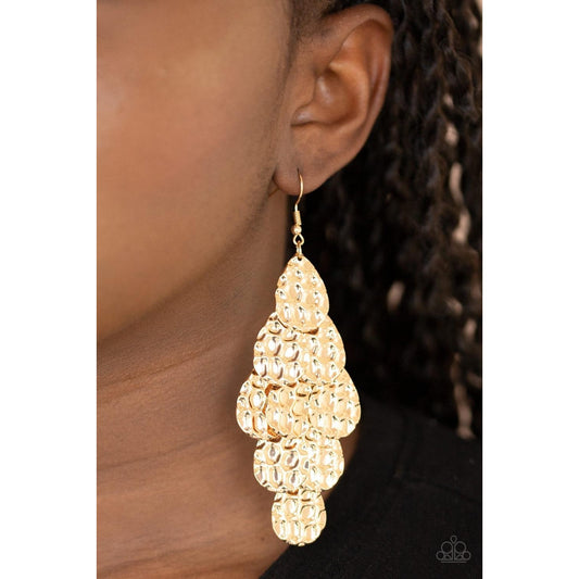 Instant Incandescence - Gold Earrings 774