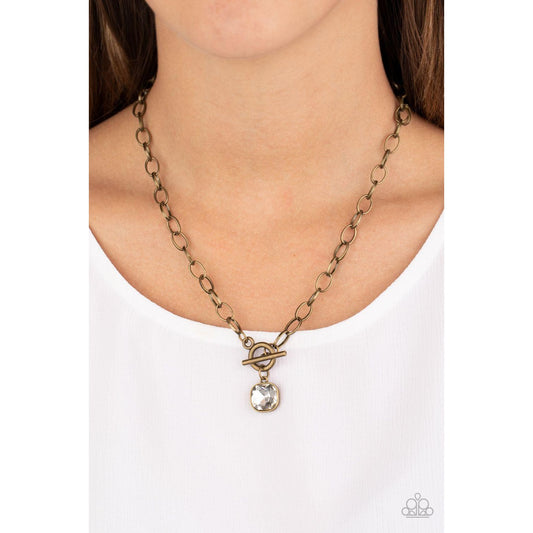 Dynamite Dazzle - Brass Necklace 761