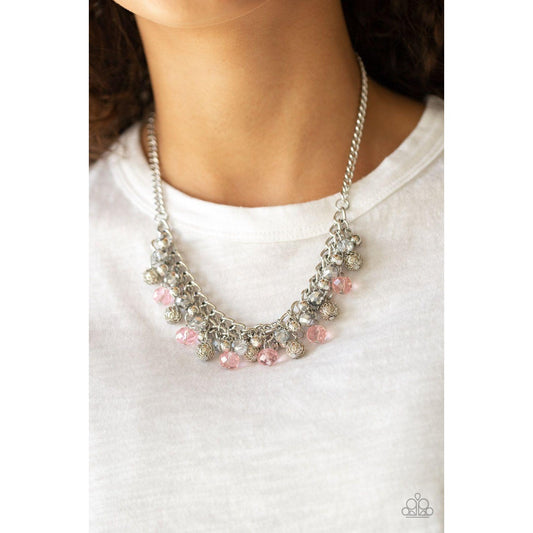 Party Spree - Pink Necklace