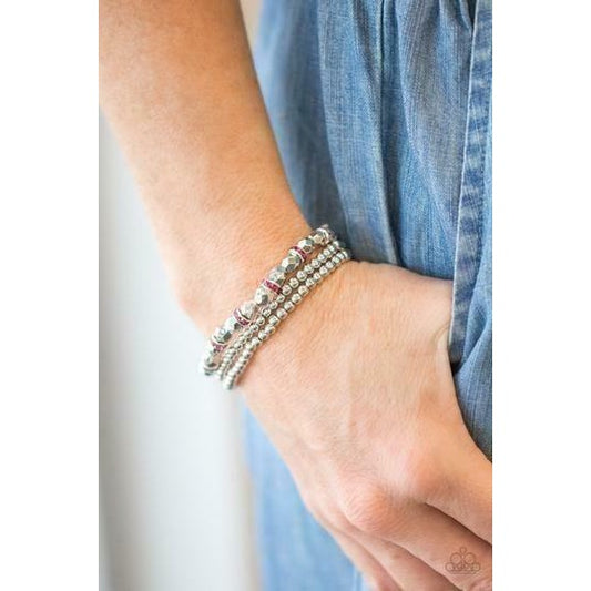 Let There BEAM Light Pink Bracelets 1003