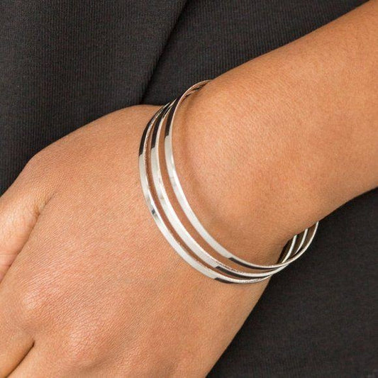 Street Sleek – Silver Wrap Urban Bracelet Jewelry
