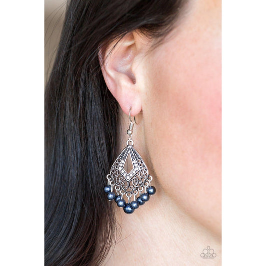 Gracefully Gatsby - Blue Earrings 765