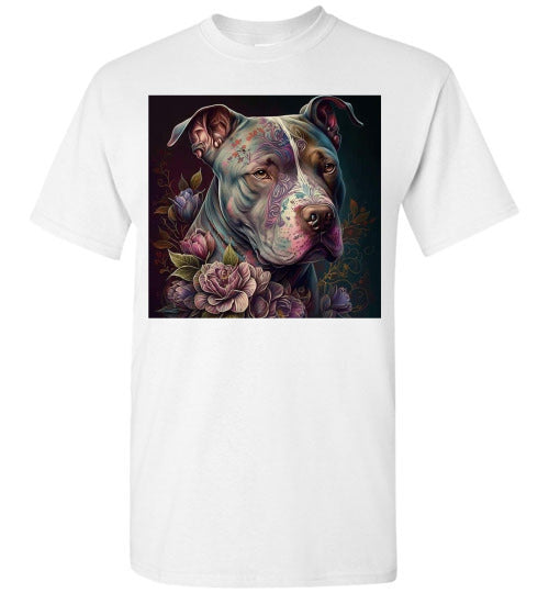 Pit Bull Dog Graphic Tee Shirt Top T-Shirt
