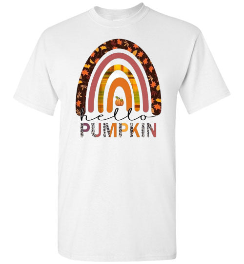 Pumpkin Rainbow Fall Tee Shirt Top T-Shirt