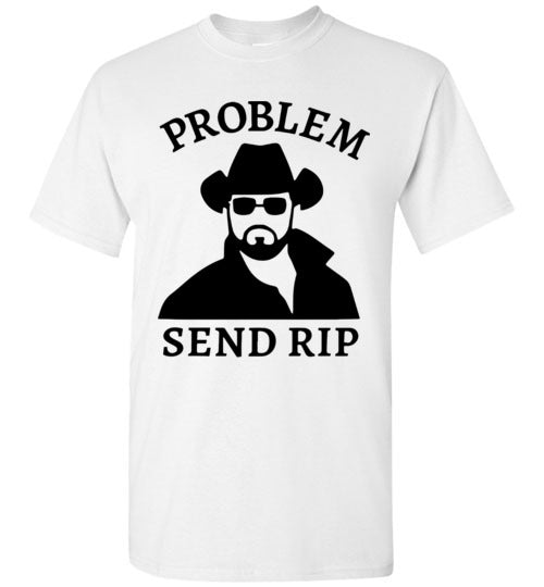Problem Send Rip Graphic Tee Shirt Top