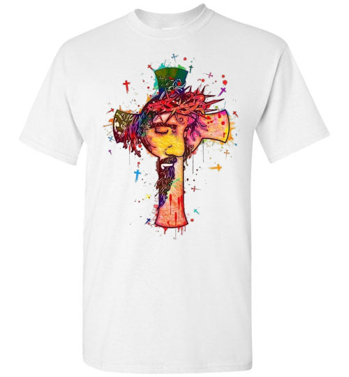 Christian Cross Jesus Tee Shirt Top T-Shirt