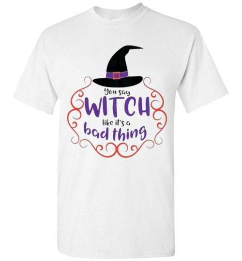 Bad Thing Witch Fall Halloween Tee Shirt Top T-shirt