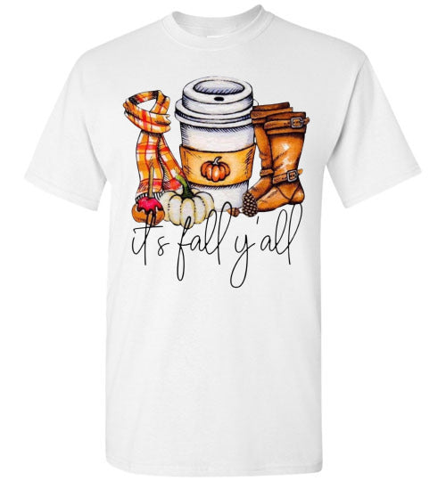 It's Fall Ya'll Graphic Tee Shirt Top