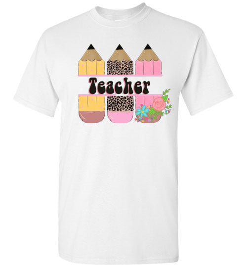 Teacher Graphic Design Tee Shirt Top
