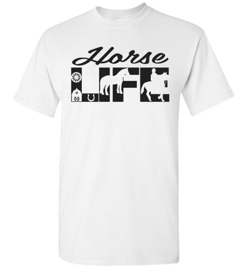 Horse Life Country Graphic Tee Shirt Top