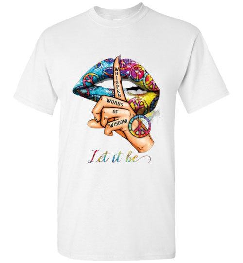 Let It Be Peace Hippie Tee Shirt Top T-Shirt
