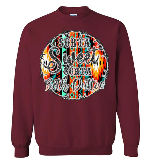 Sort Of Sweet Sort Of Beth Dutton Graphic Sweatshirt Top Shirt