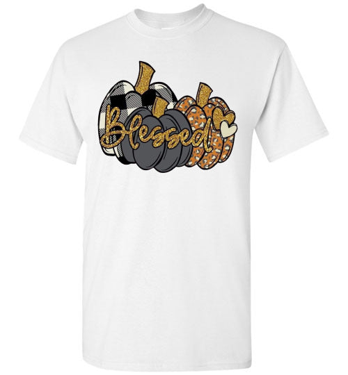Blessed Fall Pumpkin Tee Shirt Top T-Shirt