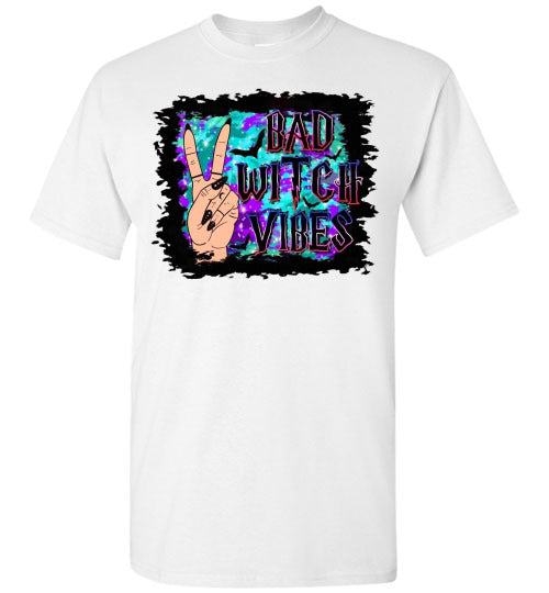 Bad Witch Vibes Halloween Tee Shirt Top T-Shirt