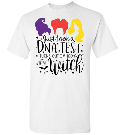 Hocus Pocus Dna Test Witch Tee Shirt Top T-Shirt