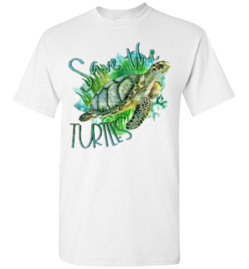 Save The Turtles Graphic Tee Shirt Top