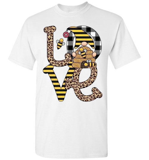 Love Bee Hive Tee Shirt Top T-Shirt