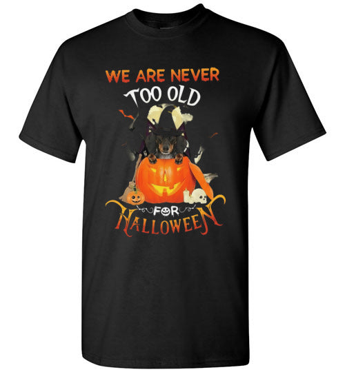 Never Too Old For Halloween Graphic Shirt Top