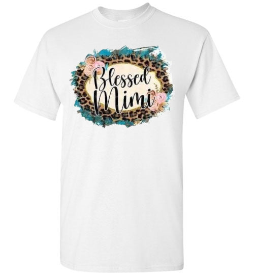 Blessed Mimi Grandmother Grandma Tee Shirt Top T-Shirt