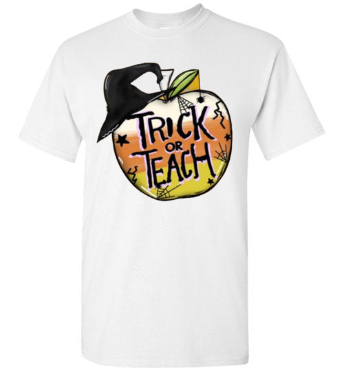 Trick Or Teach Graphic Tee Shirt Top T-Shirt
