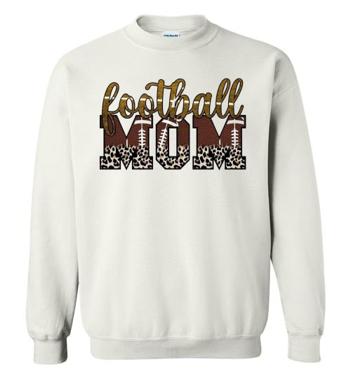 Football Mom Sports Graphic Sweatshirt Top Shirt