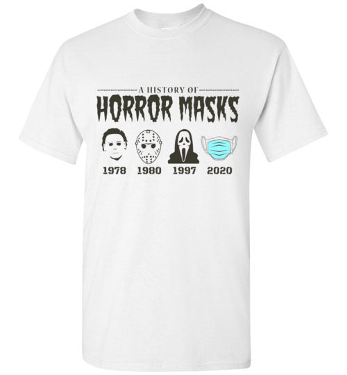 Horror Mask Funny Tee Shirt Top T-shirt