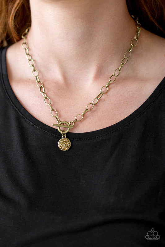 Sorority Sisters - Brass Necklace 2208