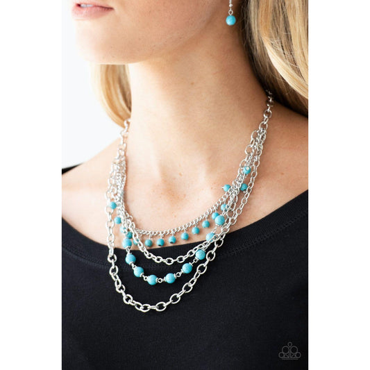 Ground Forces - Blue Necklace 828