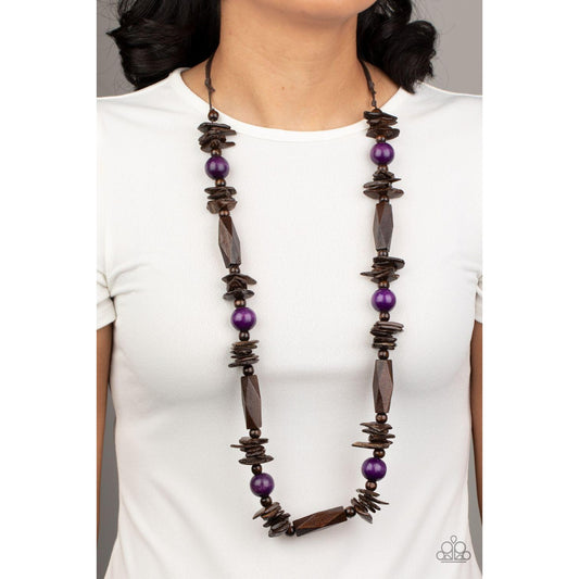 Cozumel Coast - Purple Necklace 047