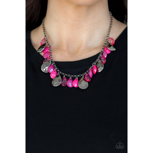 Hurricane Season – Pink Necklace