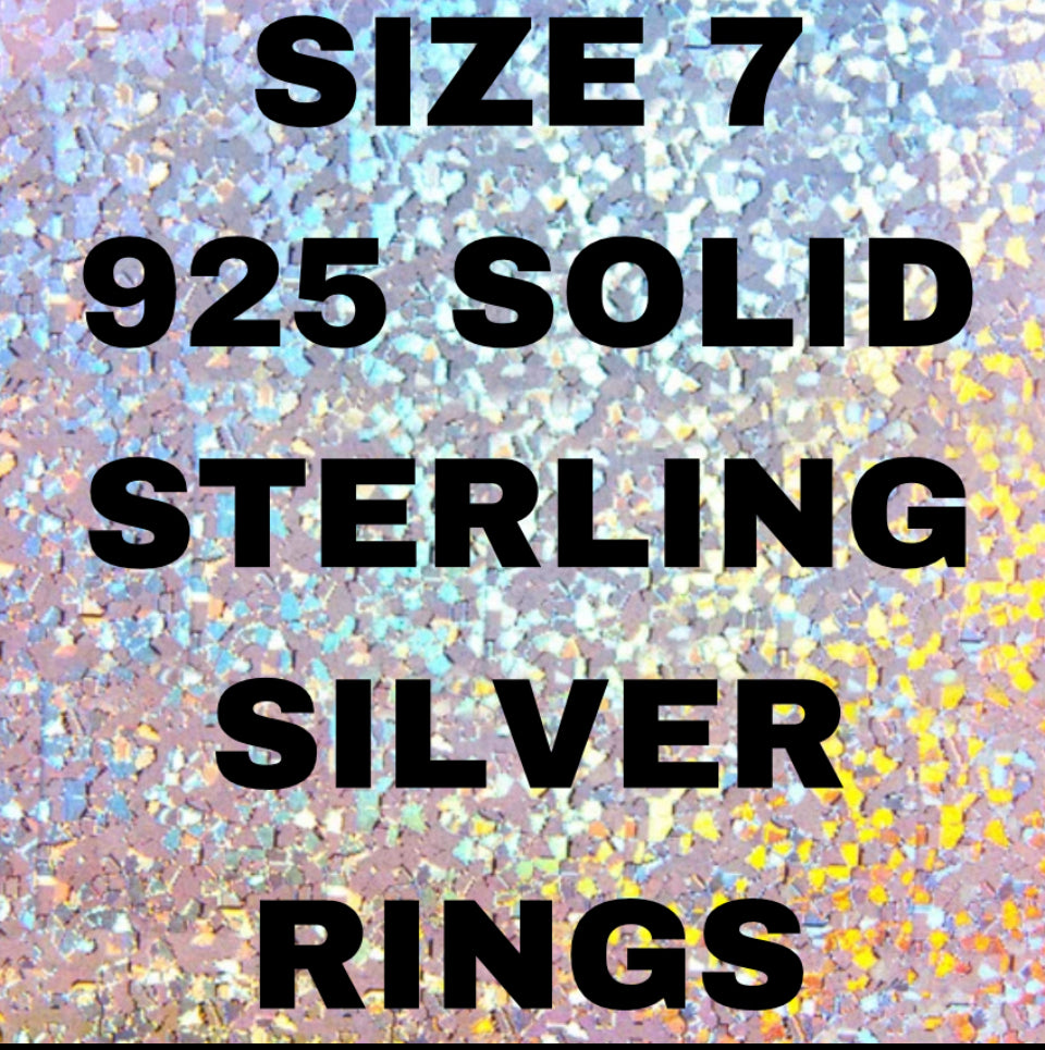 Size 7 .925 Rings
