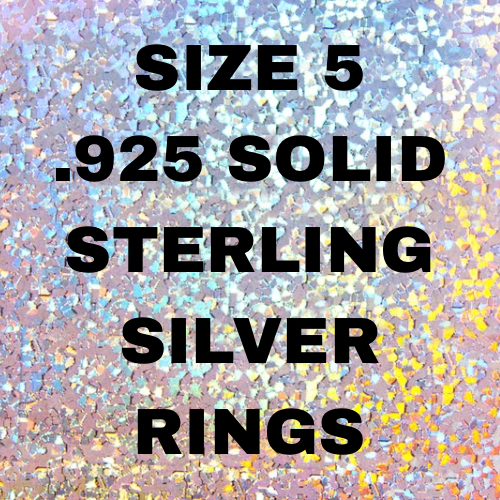 Size 5 .925 Rings
