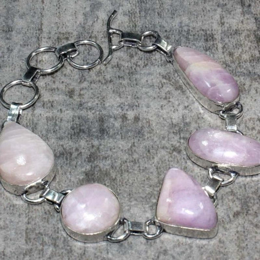 7.5" Kunzite Toggle Bracelet