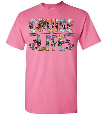 Cruise Life Graphic Tee Shirt Top