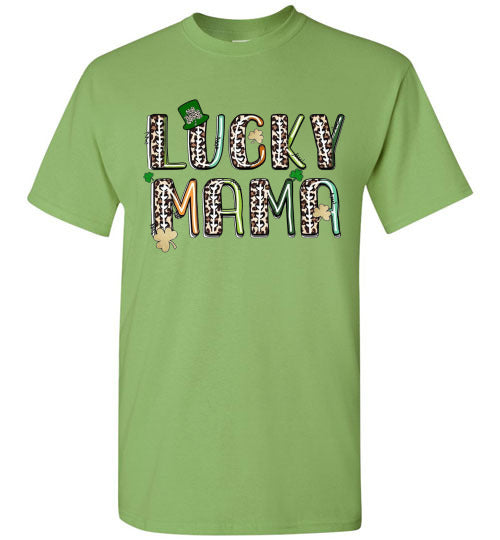 Lucky Mama St Patrick's Day Irish Tee Shirt Top T-Shirt