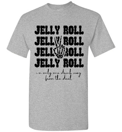 Jelly Roll Country Music Singer Graphic Tee Shirt Top