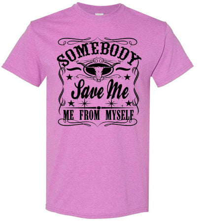Jelly Roll Somebody Save Me From Myself Concert Country Music Graphic Tee Shirt Top