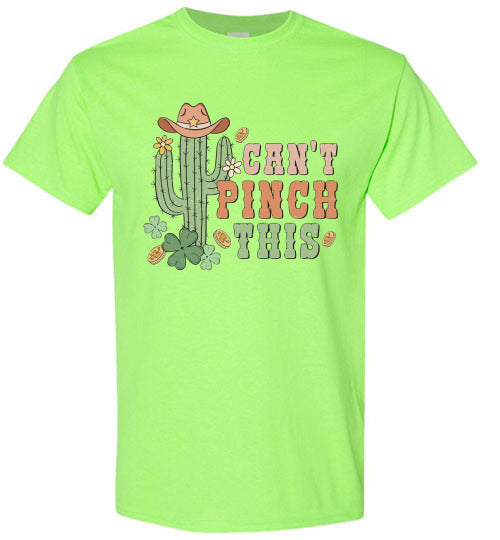 Can't Pinch This Cactus Funny St Patrick's Day Tee Shirt Top T-Shirt