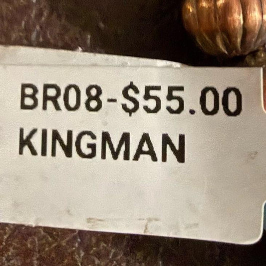 Kingman Turquoise Copper Stretchy Bracelet