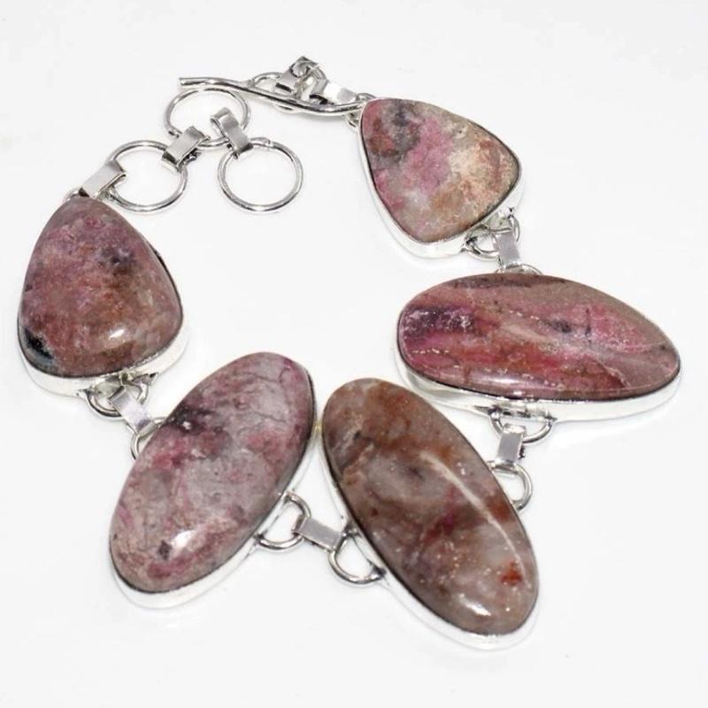 8.5" Colbalt Calcite Toggle Bracelet