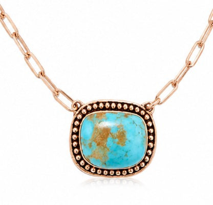 Pure Copper & Natural Stone Necklaces