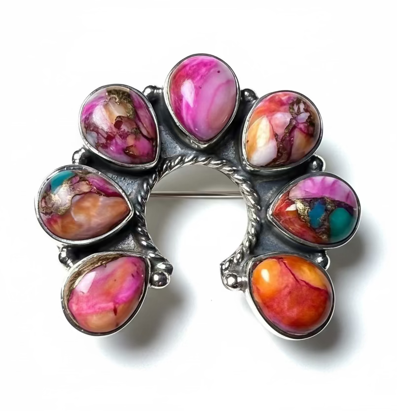 Adjustable Pink Dahlia Naja .925 Solid Sterling Silver Ring