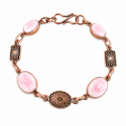 Copper Beaded and Natural Stone Bracelets