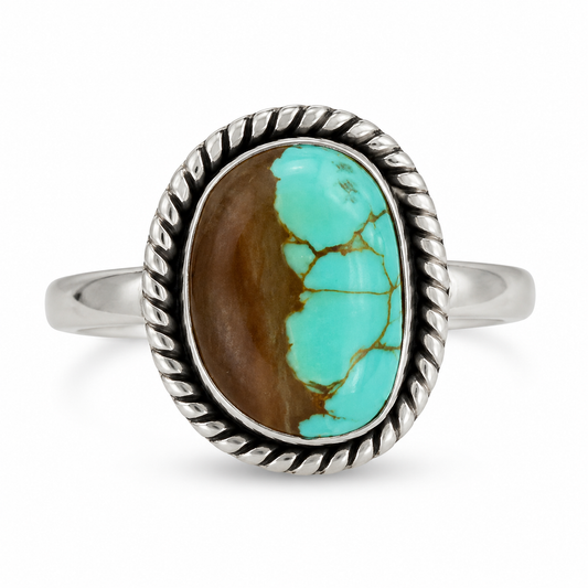 Size 6 Mine Number 8 Premium Turquoise Ring