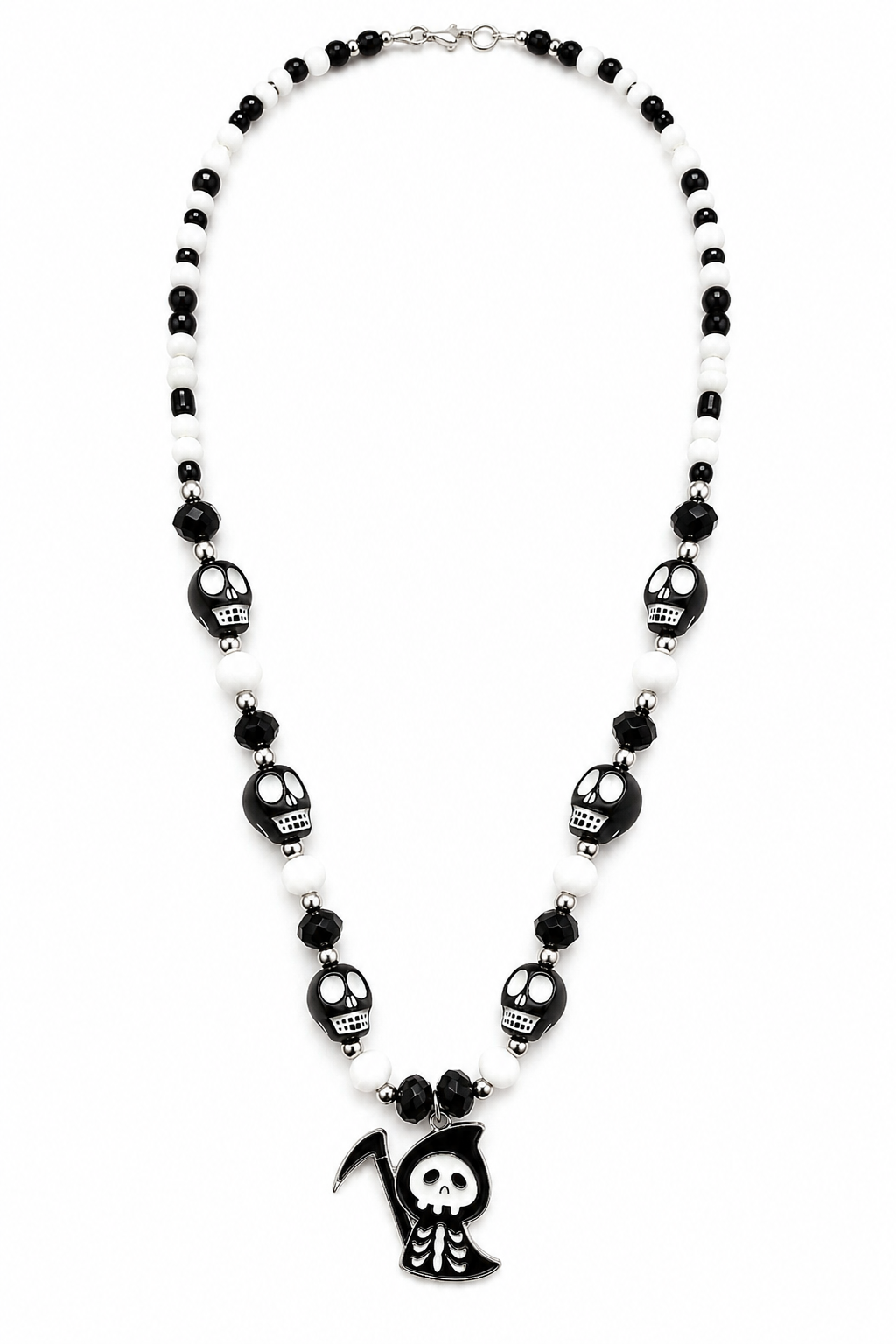 Skull Halloween Gothic Punk Necklace