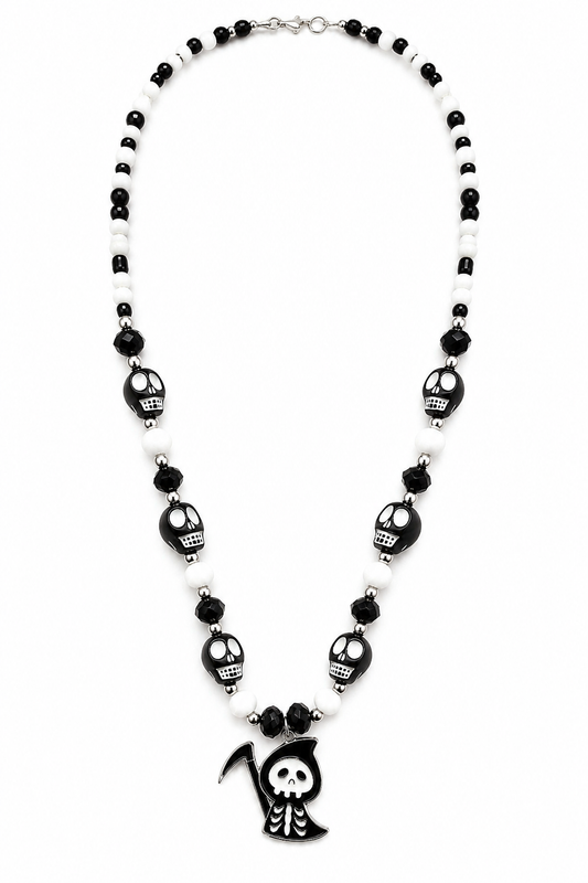 Skull Halloween Gothic Punk Necklace