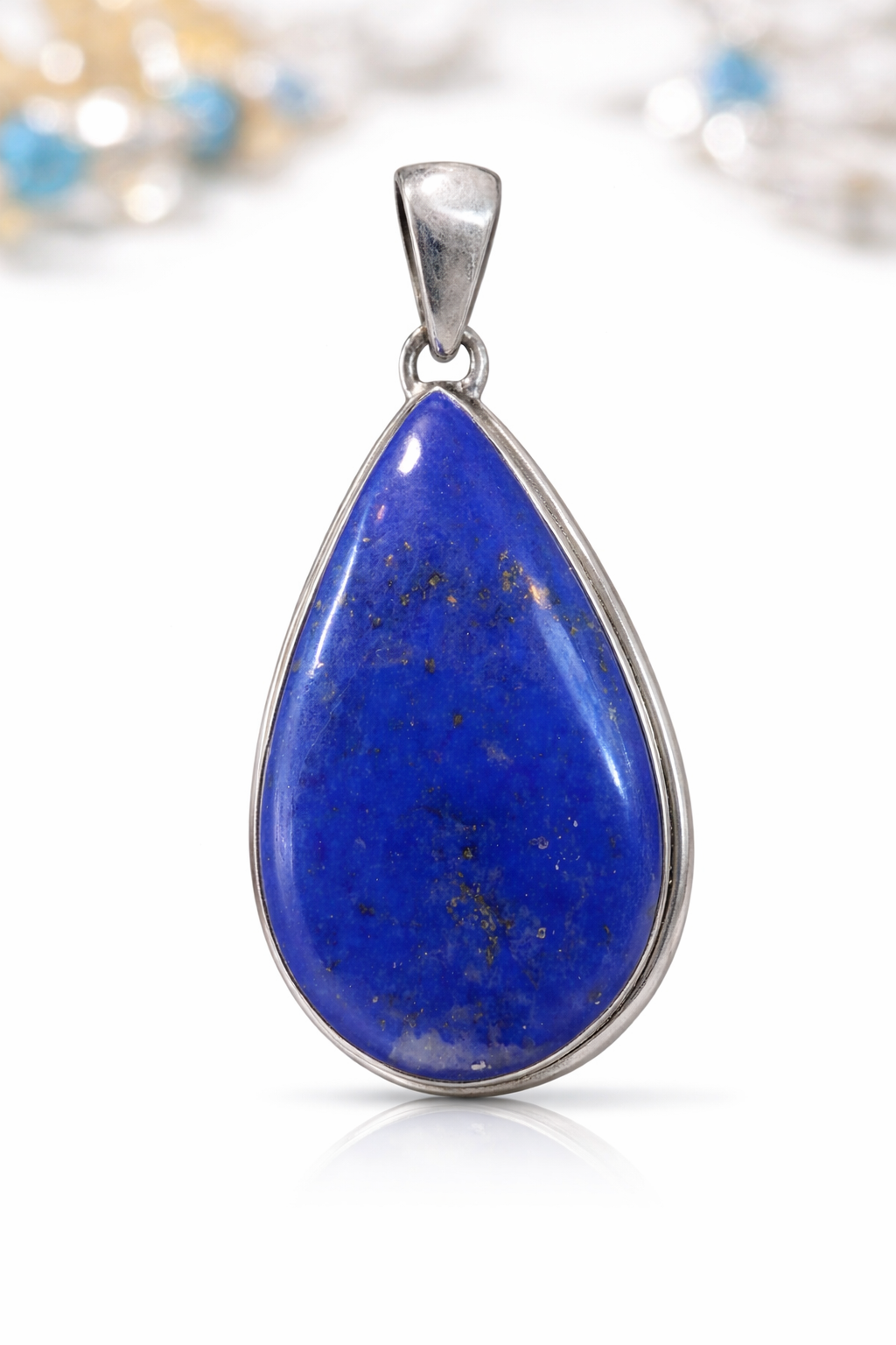 Lapis Lazuli .925 Solid Sterling Silver Pendant