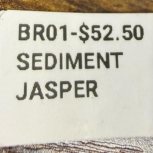 Blue Sea Sediment Jasper Natural Stone Copper Stretchy Bracelet